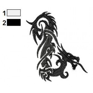 Dragon Tattoo Embroidery Design 03
